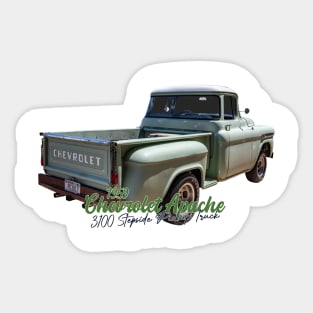 1959 Chevrolet Apache 3100 Stepside Pickup Truck Sticker